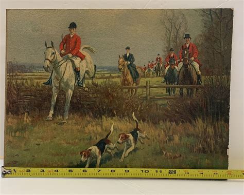 John Sanderson Wells Over Field And Fence Antique Print England