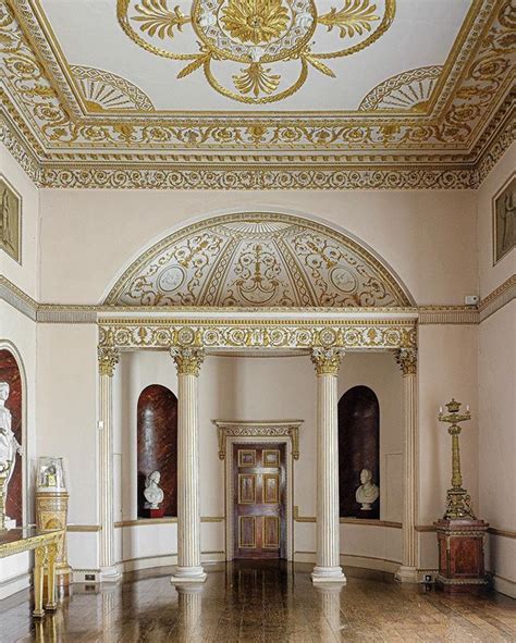 The Niche Obsession Of Robert Adam Dining Room In Syon House Designed And Finished In 1763 By