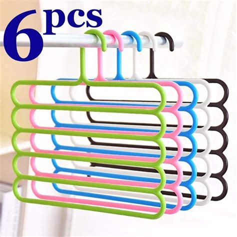 Multilayer Plastic Cloth Hanger Round From Sides For Hanging Clothes
