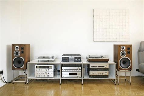 Vintage Stereo Equipment Audio Room Audiophile Room Hifi Furniture