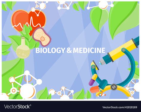 Banner Of Biology And Medicine As Natural Sciences
