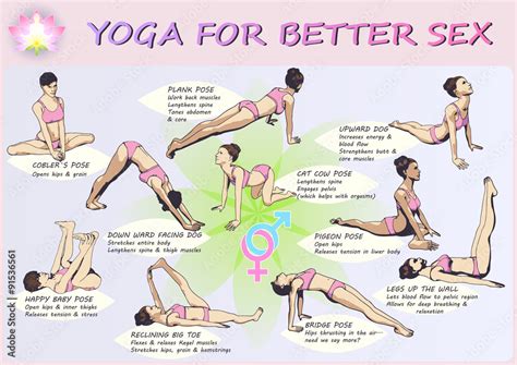 Yoga For Better Sex Stock Vector Adobe Stock