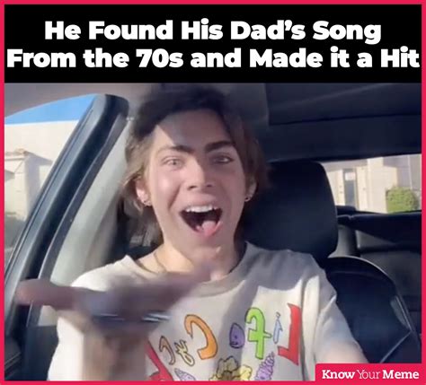 Know Your Meme Tiktoker Discovered His Dads Unreleased Song From The