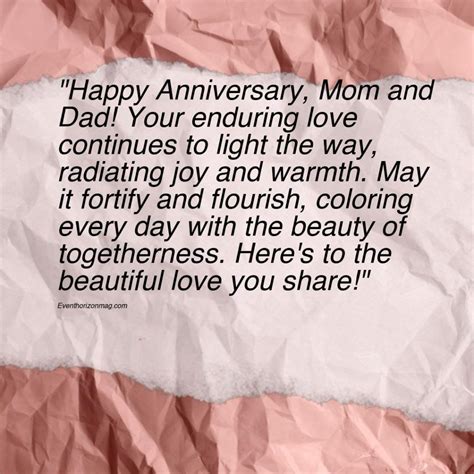 180 Best Wedding Anniversary Wishes And Messages For Mom And Dad