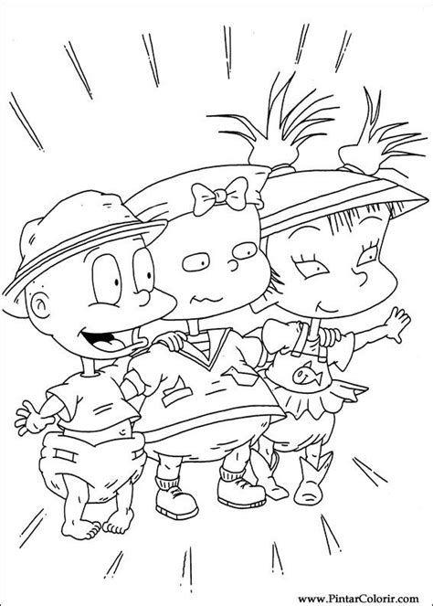 Desenhos Para Pintar E Colorir Rugrats Imprimir Desenho