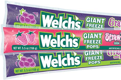 Welchs Giant Freeze Pops 156g Strawberry The Candy Store