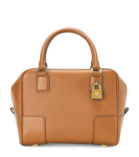 loewe leather amazona 19 top handle bag harrods us