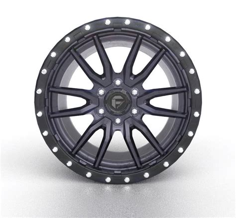 Fuel D680 Rebel 1pc Anthracite Center With Black Lip 3d Model Cgtrader