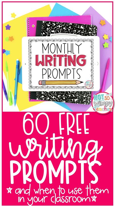 60 Free Writing Prompts And When To Use Them In Your Classroom Free