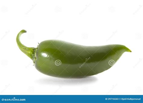 Organic Green Jalapeno Pepper Stock Image Image Of Seasoning Studio