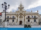 University in Valladolid stock image. Image of ancient - 72525669