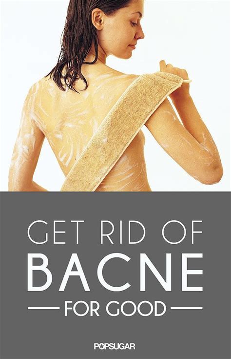 How To Get Rid Of Body Acne At Home Back Acne Treatment Beauty Skin