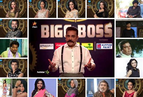 Here we will be coming up with a probable list however, there are wild card entries similar to before seasons and will be revealed later. Bigg Boss Tamil 2: Complete profiles and photos of 16 ...