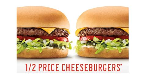 Sonic Half Priced Cheeseburgers June 6