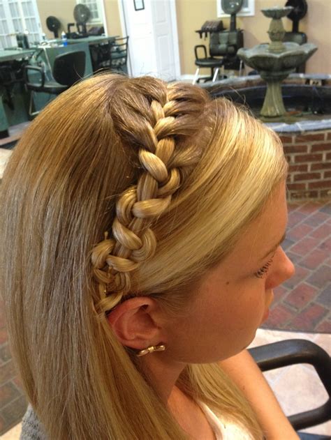 Headband Braid By Susan Steward Braid Styles Hair Styles Hair