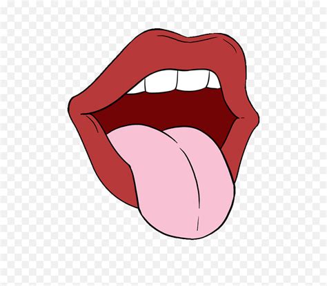 Tounge Png Mouth With Tongue Sticking Out Drawing Tounge Png Free