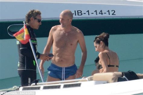 Zinedine Zidane Enjoys A Relaxing Getaway In Spain With His Bikini Clad Wife Véronique Photos