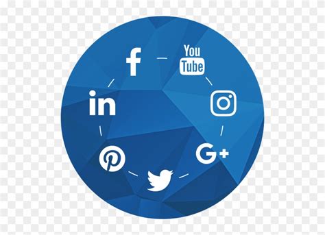 Round Social Media Logos Png
