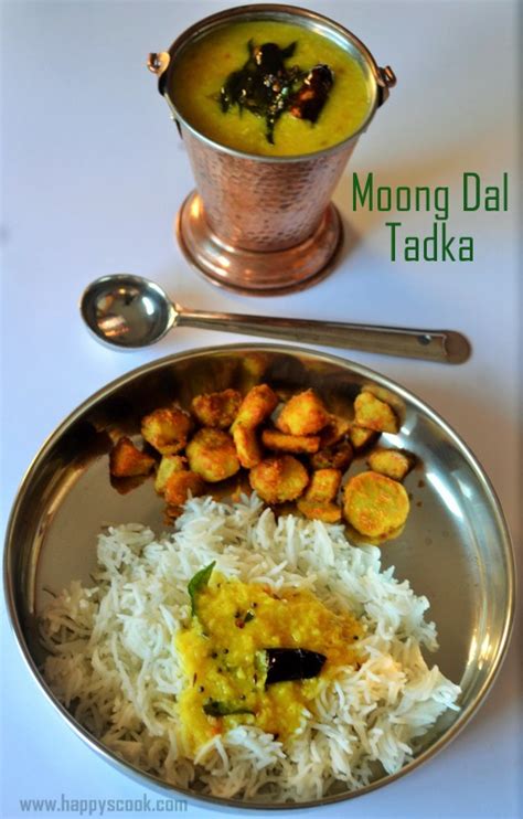 Moong Dal Tadka Recipe Simple Dal Tadka Dal Tadka With Moong Dal Happys Cook