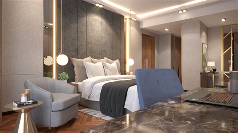 3d Bedroom Design Modern Luxury Cgtrader