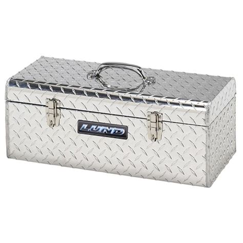 Lund 24 In Aluminum Hand Held Tool Box 5124t The Home Depot