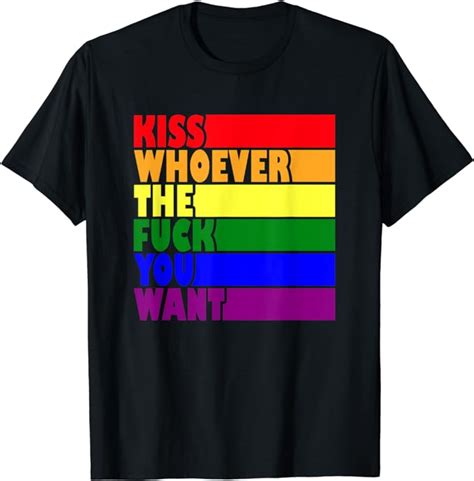 Kiss Whoever The F Fuck You Want Lesbian Gay Lgbt Pride