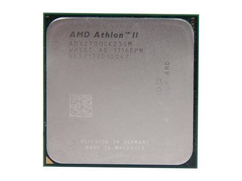 Amd Athlon Ii X2 270 Regor Dual Core 34 Ghz Socket Am3 65w