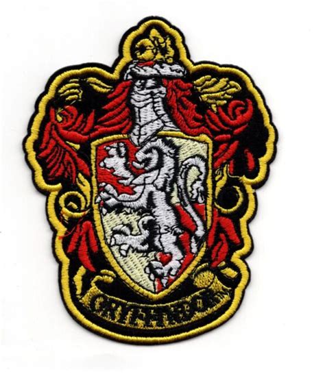 Harry Potter Gryffindor Embroidered Patch 4 12 Inches Tall Ebay