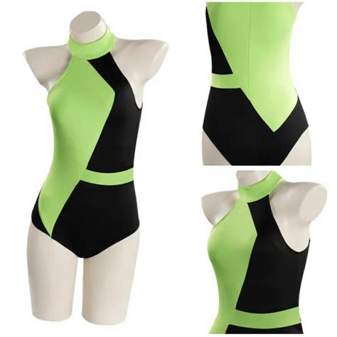 KIM POSSIBLE SHEGO Cosplay Costume Swimwear Outfit Suit Swimsuit Halloween PicClick