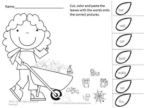 Cut And Paste Activity For Kindergarten Learning Is Fun