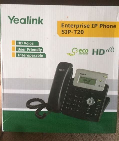 Yealink Sip T20 Two Line Ip Enterprise Hd Phone Ebay
