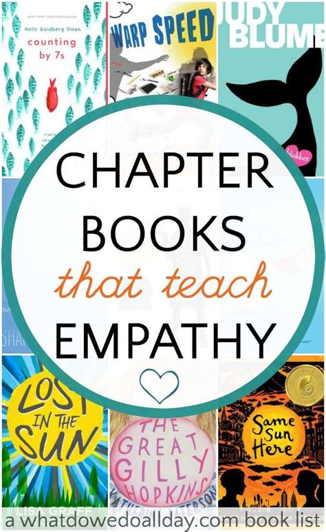 Chapter Books That Teach Empathy Kids Empathy Chapter Books