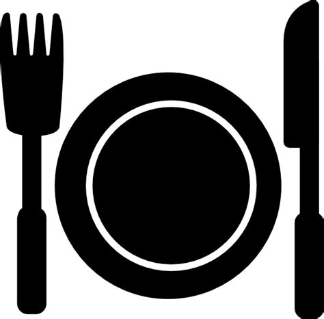 Pas de repas sans assiette et à chaque plat son assiette, qu'elle soit grande, petite ou creuse. Clipart Couvert - ClipArt Best