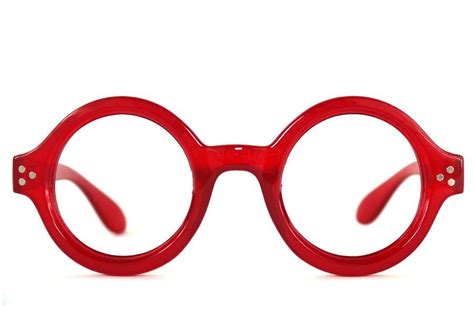 roosevelt red funky glasses fashion eye glasses circle glasses frames