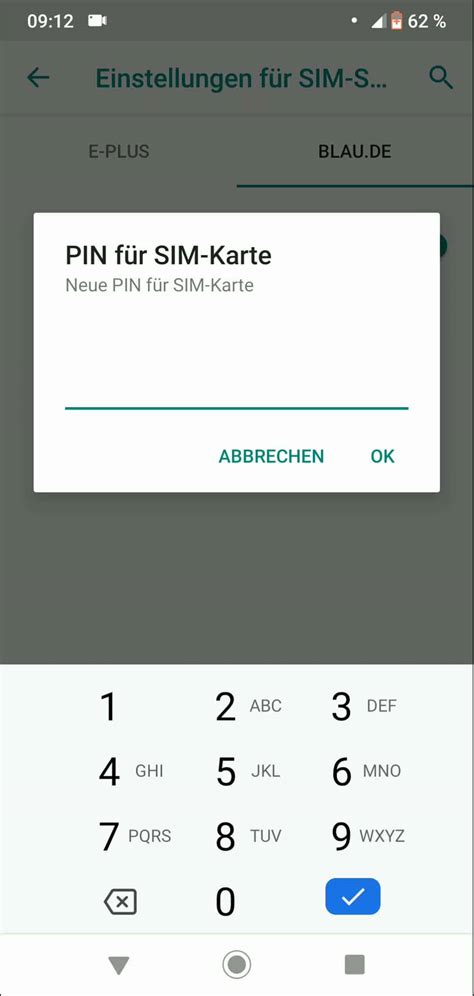 Sim Pin ändern Android 9 Handbuch Techbone
