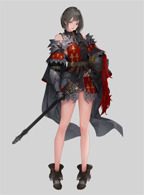 Wallpaper Anime Girls Portrait Display Original Characters Warrior Knight Fantasy Armor