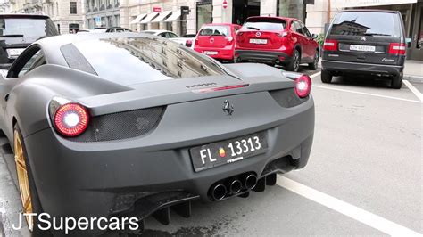 Matt Gray Ferrari 458 Italia Start Up In Zürich 2016 Youtube