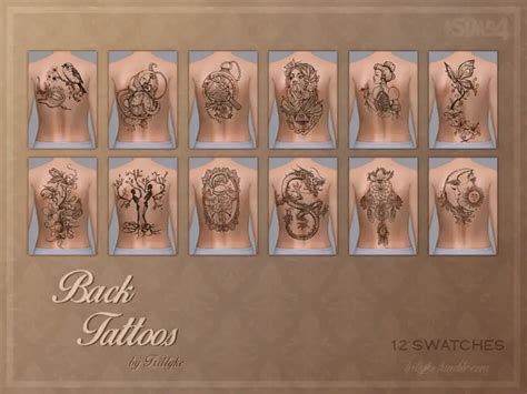35 Best Sims 4 Tattoos Mods And Cc My Otaku World