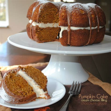 Recipes For You Pumpkin Cake With Chocolate Ganache