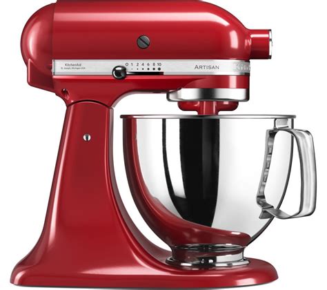 Buy Kitchenaid Artisan 5ksm125ber Stand Mixer Empire Red Free