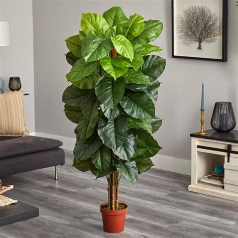 Nearly Natural Artificial Large Leaf Philodendron Silk Plant Real Touch
