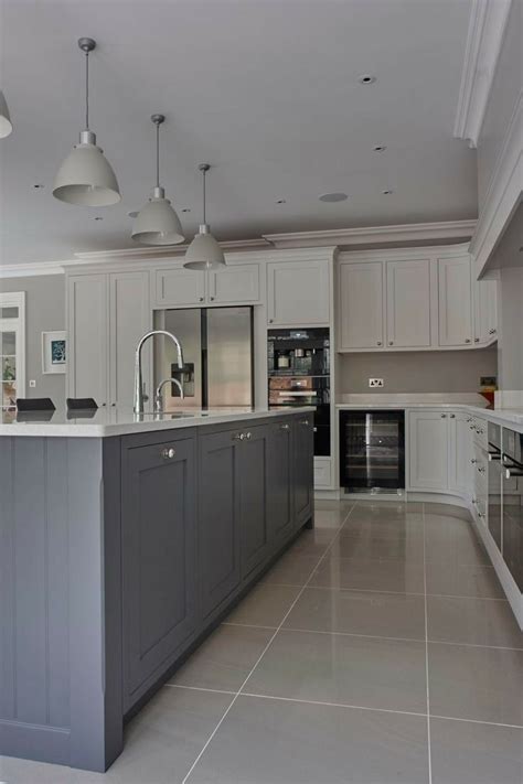 Pin by Chesney Bell on 1950 REMODEL | Grey kitchen floor, Grey kitchen
