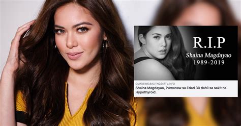 Look Shaina Magdayao Reacts To Fake News About Her Death When In Manila