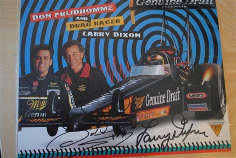 Don The Snake Prudhomme And Drag Racer Larry Dixon Full Color