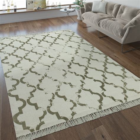 Wir haben unsere 40 jährige erfahrung mit. Flachgewebe Teppich Marokkanisches Muster Taupe | Teppich.de