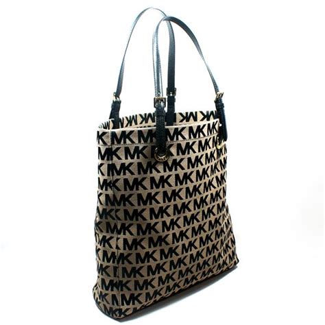 Michael Kors Mk Logo Jacquard Tote Bag 38s1cttt3j Michael Kors