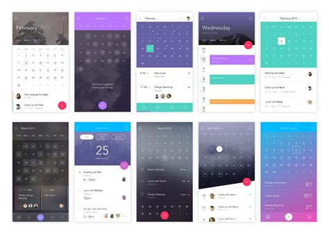 Do Calendar Ui Kit Calendar Desktop Screenshot App Apps Life Planner