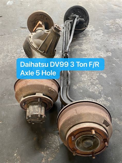 Daihatsu Delta DV99 3 Ton Front Rear Axle 5 Hole LORRY SPARE PARTS
