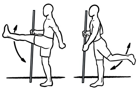 Leg Swings Flexion And Extension Exer Pedia