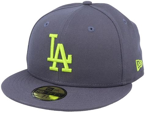 Los Angeles Dodgers League Essential 59fifty Dark Greylime Green